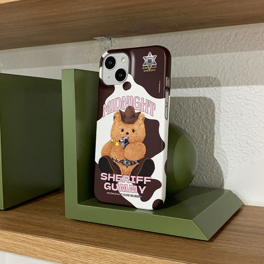 ｜THENINEMALL｜ Pattern Cowboy Hard Phone Case (2 types)